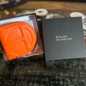NEW-Telfar Bold Orange Wallet